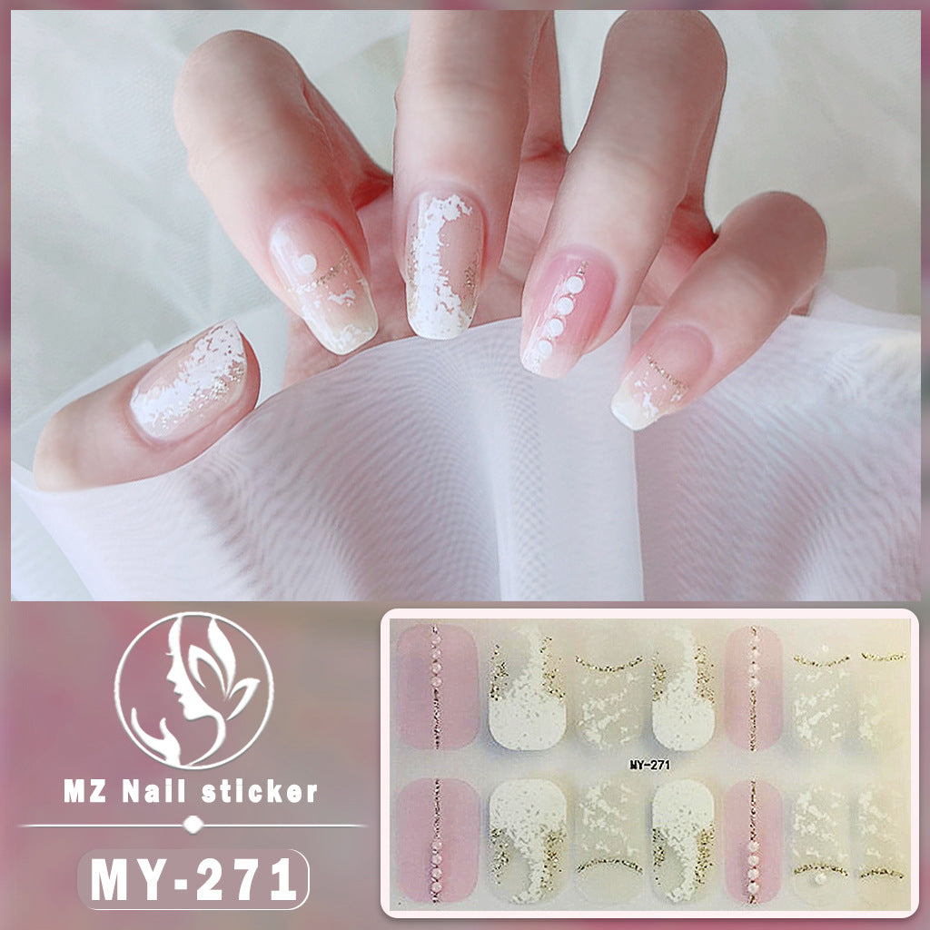 Wholesale MY Butterfly Baking Free Gel 5D Waterproof Diamond Like Nail Polish Stickers